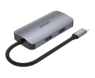 Stacja dokująca do laptopa Unitek USB-C - 2x HDMI, VGA, USB 3.1, PD (MST - 3 ekrany)